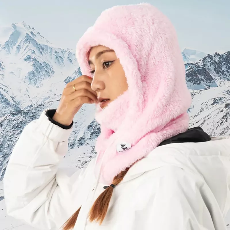 Qunature Arctic Velvet Ski-Balaclava, Größe M, pink