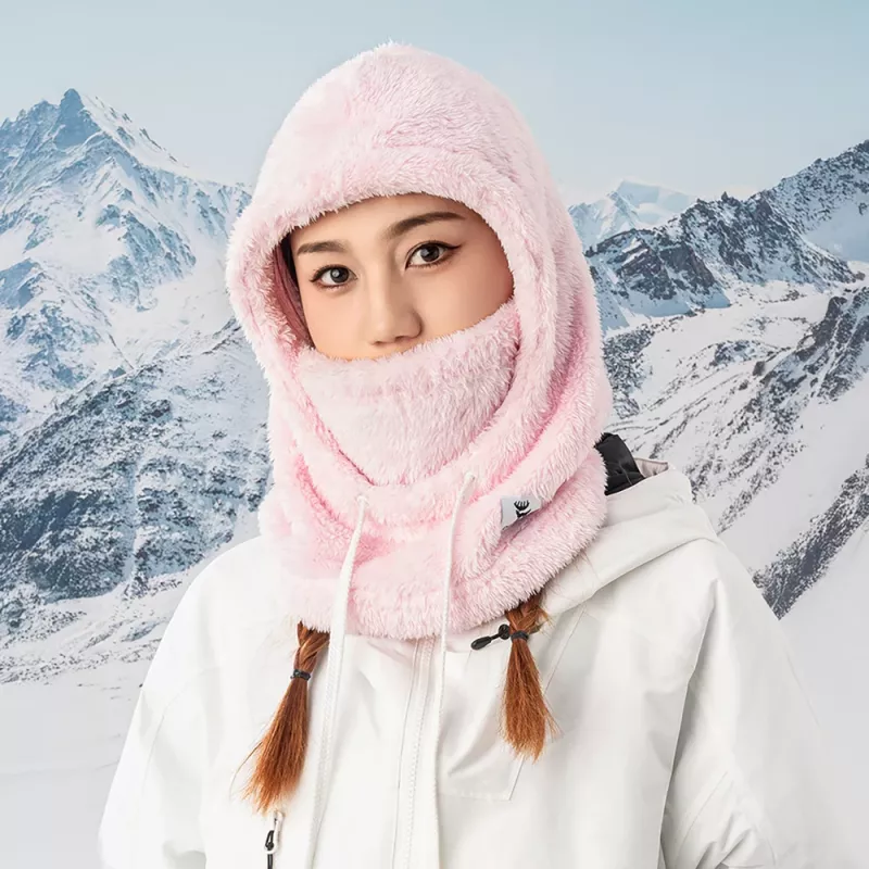 Qunature Arctic Velvet Ski-Balaclava, Größe M, pink