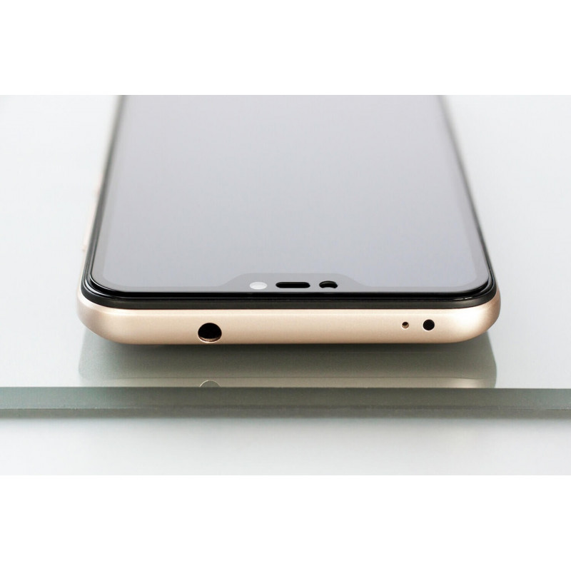 3MK HardGlass Max Lite Samsung Galaxy A50s Displayschutzglas, schwarz