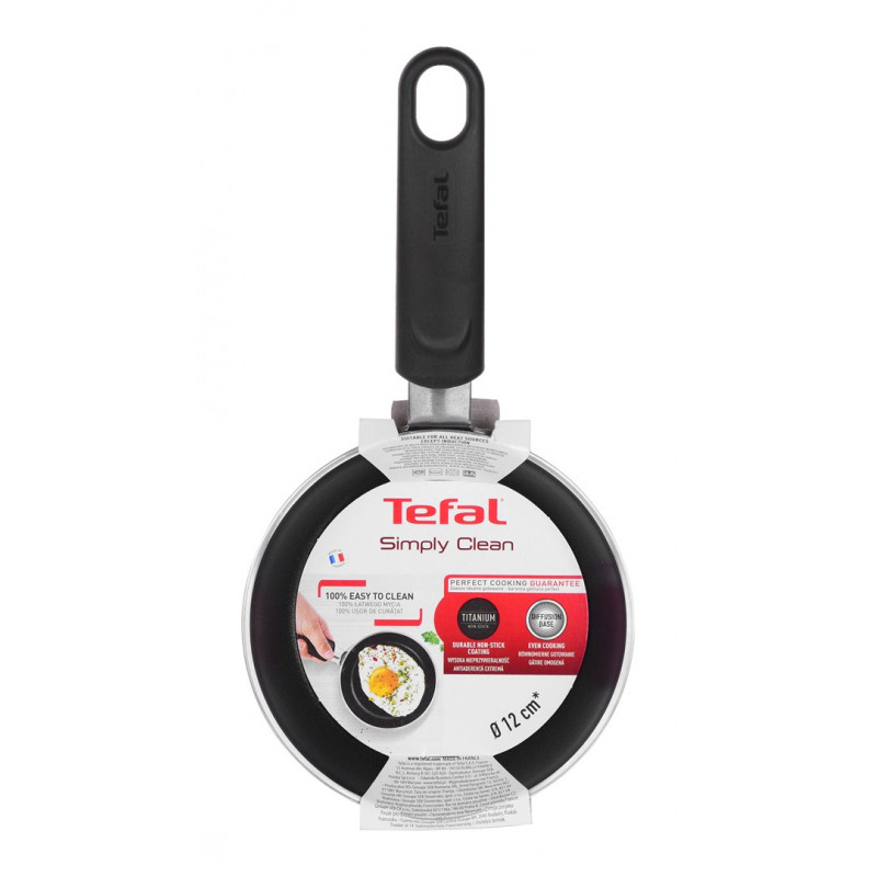 Tefal Simply Clean B56700 Allzweckpfanne, rund, 12 cm