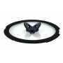 Tefal Ingenio L9846753 Pfannendeckel, rund, Glas, 28 cm, Schwarz, Transparent