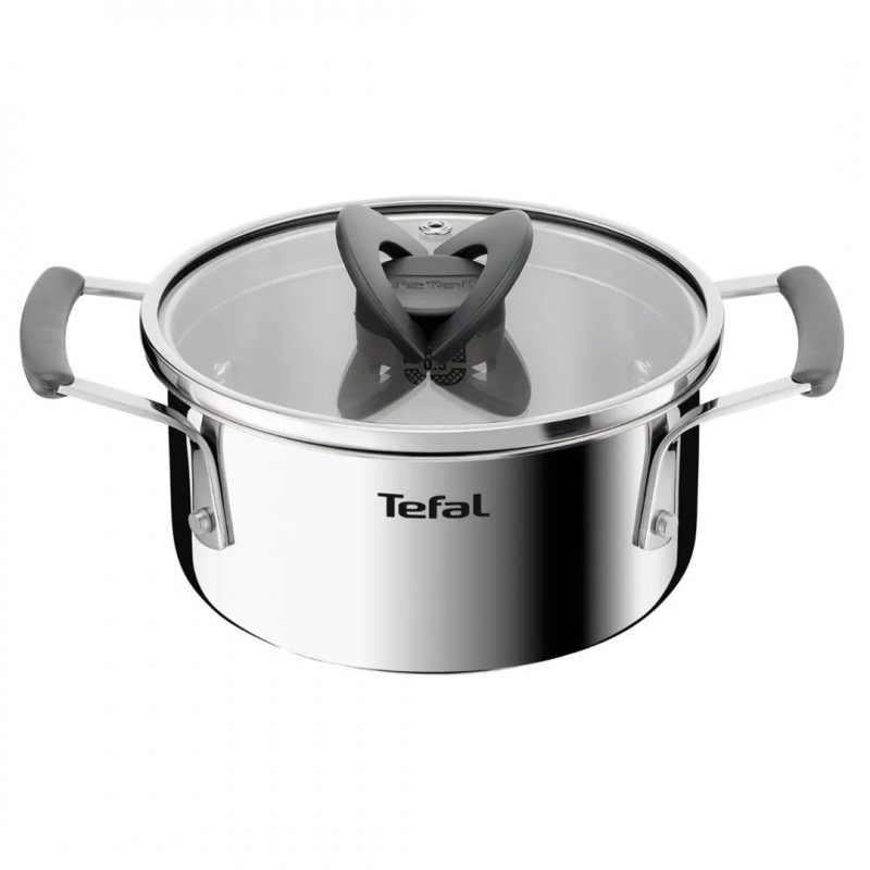 Tefal Opti Space G7378S55 Kochgeschirr-Set, 8 Stück