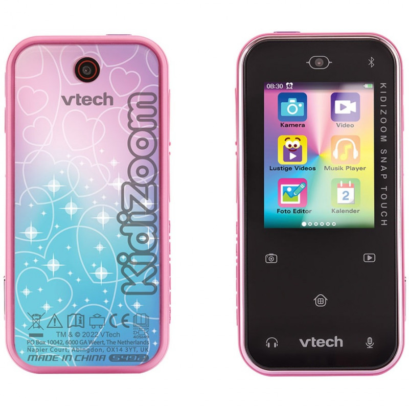 VTech KidiZoom Snap Touch 80-549254 Kinder-Digitalkamera, Pink