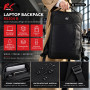 NanoRS RS204 B Laptop-Rucksack 15,6", Schwarz, 42x28,5x14, wasserdicht