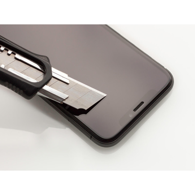 3MK HardGlass Max gehärtetes Glas für Apple iPhone 8, Schwarz
