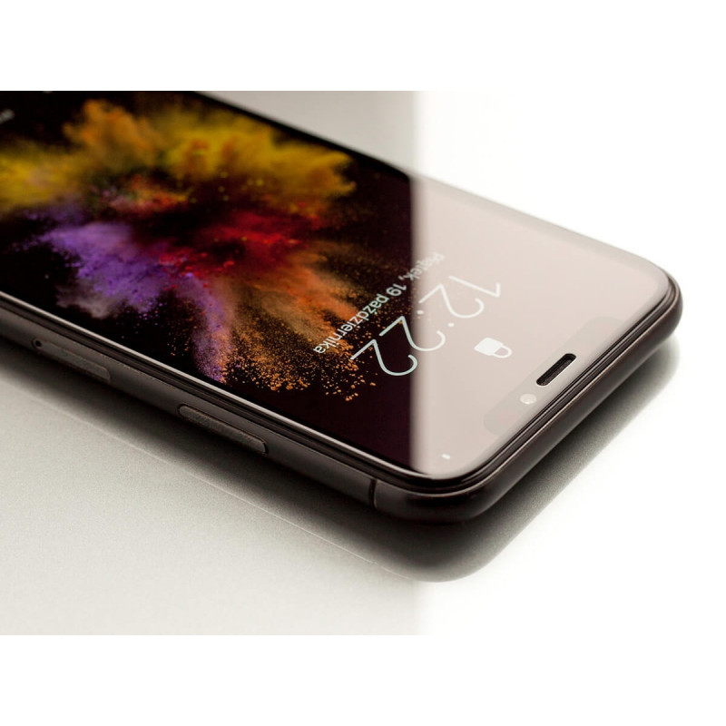 3MK HardGlass Max gehärtetes Glas für Apple iPhone 8, Schwarz