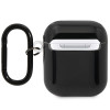 BMW BMA222SWTK Multiple Colored Lines Hülle für Apple AirPods 1/2, schwarz