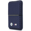 BMW M Carbon Metal Logos MagSafe Wallet, marineblau