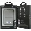BMW M Carbon Metal Logos MagSafe Wallet, anthrazit