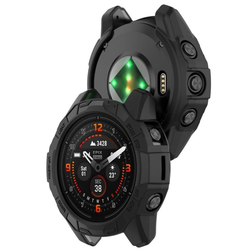 Tech-Protect Defense Air Hülle für Garmin Fenix 7X / 7X Pro, Schwarz