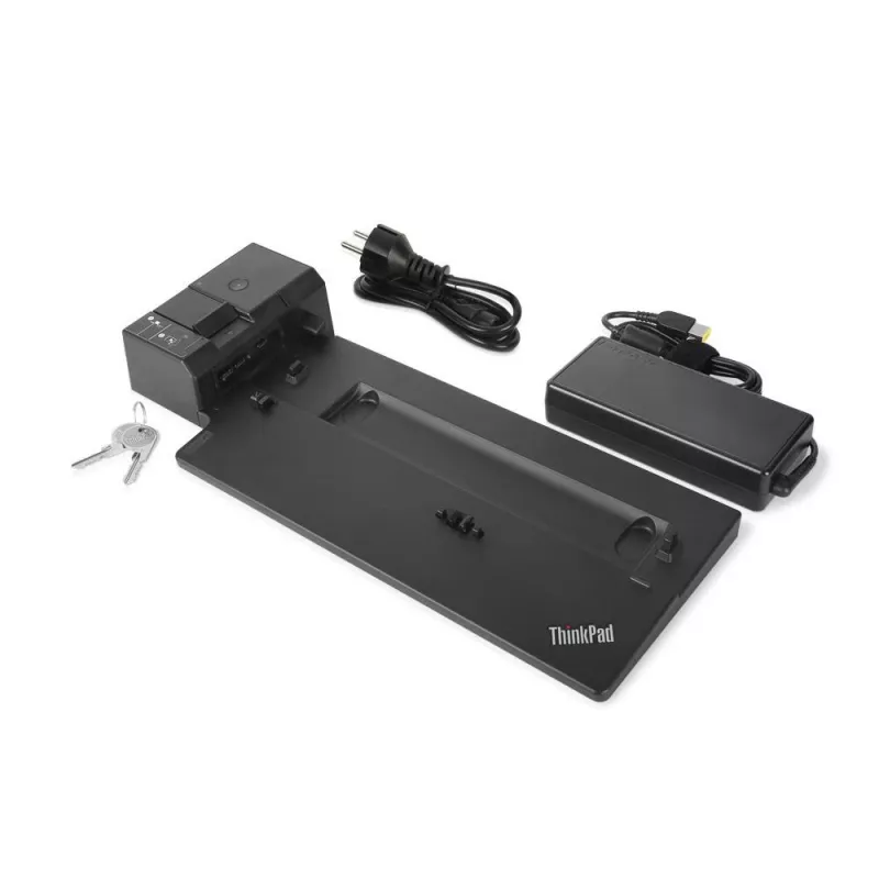 Lenovo ThinkPad Basic Docking Station, 10/100/1000 Mbit/s, Schwarz, Kensington Lock, 40AG0090SA