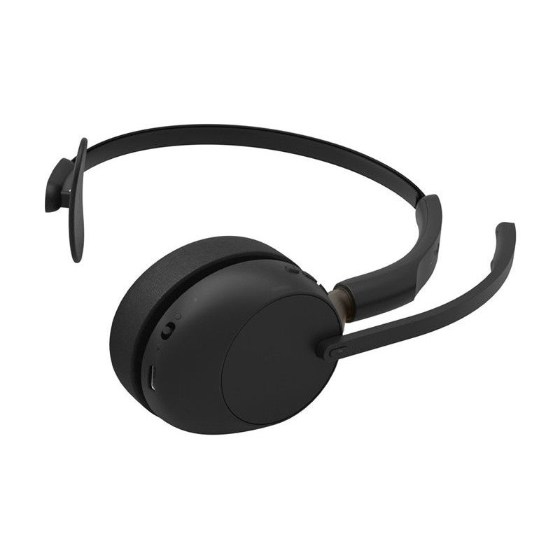Jabra Evolve3 65 UC Mono-Headset, Link 390c, Ladestation, Schwarz (36599-889-889)