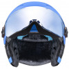 UVEX Rocket jr. Visor Kinder-Skihelm, Blau Matt
