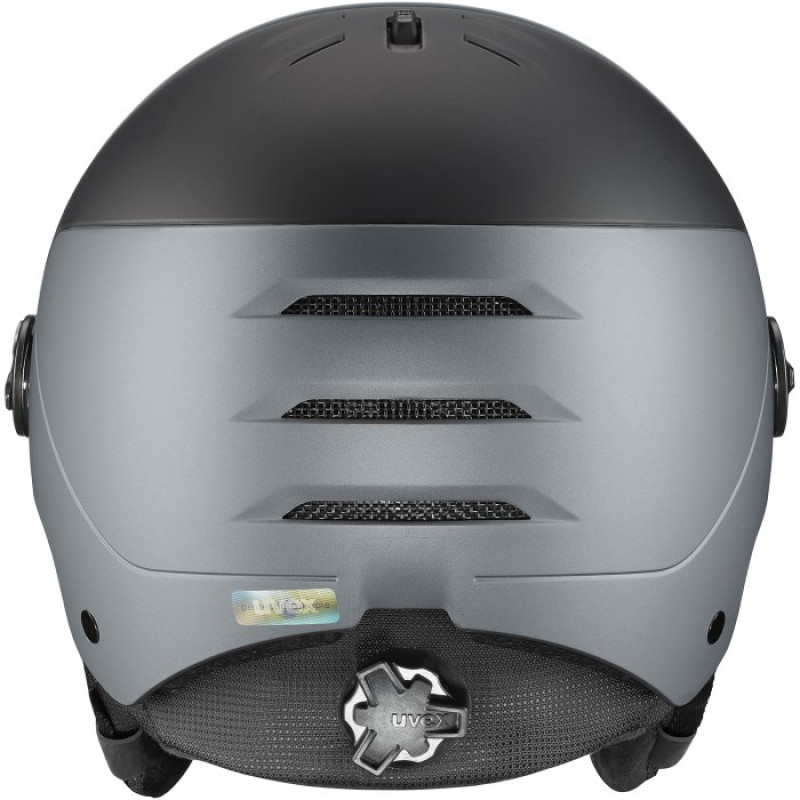 UVEX Wanted Visor pro V Skihelm, Schwarz Matt