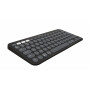 Logitech Pebble Keys 2 K380s Bluetooth-Tastatur (920-011803), Graphite, französisches Layout