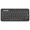 Logitech Pebble Keys 2 K380s Bluetooth-Tastatur (920-011803), Graphite, französisches Layout