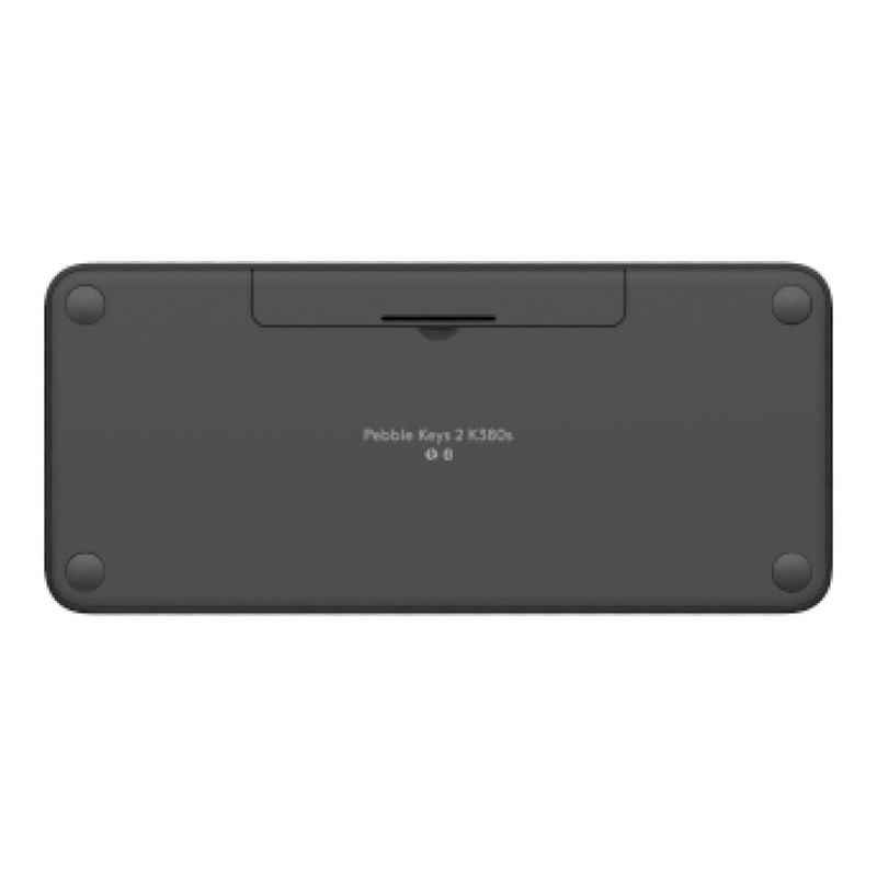 Logitech Pebble Keys 2 K380s Bluetooth-Tastatur (920-011803), Graphite, französisches Layout