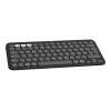 Logitech Pebble Keys 2 K380s Bluetooth-Tastatur (920-011803), Graphite, französisches Layout