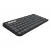 Logitech Pebble Keys 2 K380s Bluetooth-Tastatur (920-011803), Graphite, französisches Layout