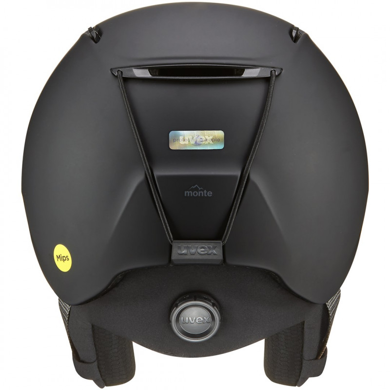UVEX Monte LT MIPS Skihelm 56-59 cm, schwarz matt
