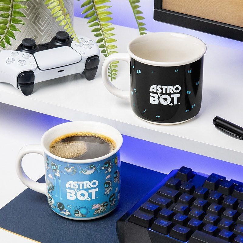 Paladone PP15505AB Astro Bot Wärmewechselbecher, Blau/Weiß (1 Stk.)