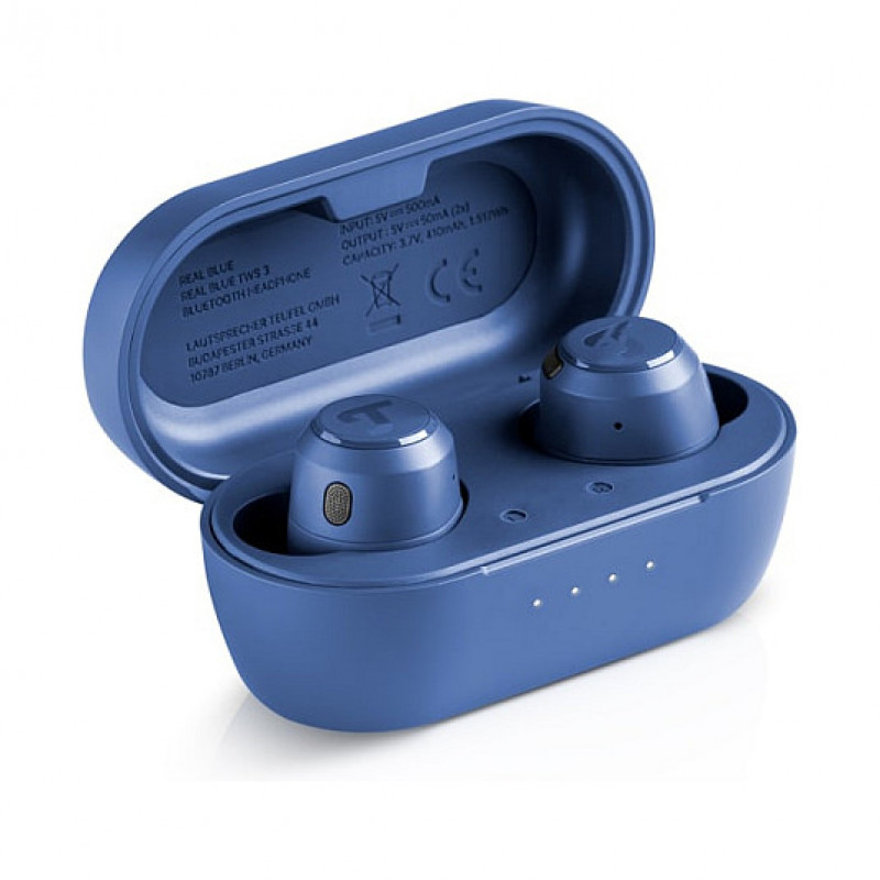 Teufel REAL BLUE TWS 3 True-Wireless-In-Ear-Bluetooth-Kopfhörer, stahlblau