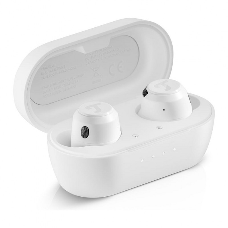 Teufel REAL BLUE TWS 3 True-Wireless-In-Ear-Bluetooth-Kopfhörer, reinweiß
