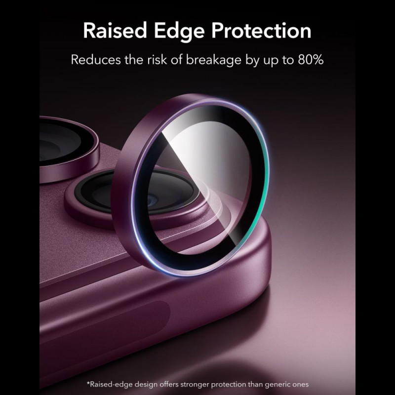 ESR Armorite Kameraschutz für Apple iPhone 18 Pro / 18 Pro Max, Deep Burgundy