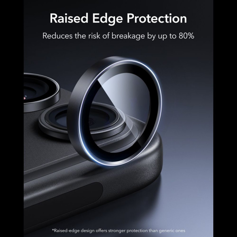 ESR Armorite Kameraschutz für Apple iPhone 18 Pro / 18 Pro Max, Schwarz