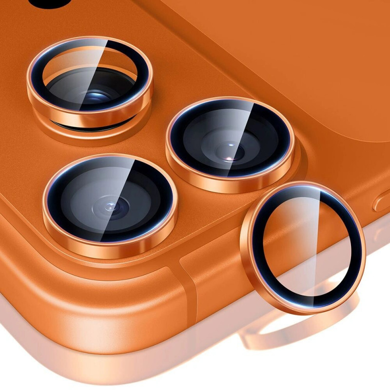 ESR Armorite Kameraschutz für Apple iPhone 14 Pro / Max / 15 Pro / Max / 16 Pro / Max / 17 Pro / Max, Orange