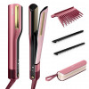 Shark HT401EUPK SilkiPro Straight Haarglätter/Haartrockner, 1000 W, 2,4 m, Pink