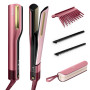 Shark HT401EUPK SilkiPro Straight Haarglätter/Haartrockner, 1000 W, 2,4 m, Pink