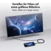 Logilink UA0476 USB 3.2 Gen1 Type-C Kabel, C/M zu VGA/M, 1080p/60 Hz, schwarz, 3 m