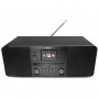 Xoro HMT 620 All-in-One Stereo-Internetradio mit CD-Player, DAB+, UKW, Spotify, Bluetooth, schwarz (SAT100373)