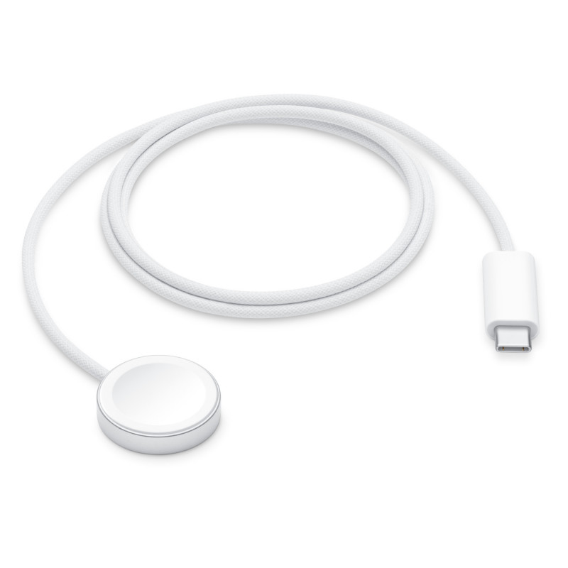Apple Watch Magnetic Fast Charger to USB-C Cable (1 m), weiß, ML434ZM/A