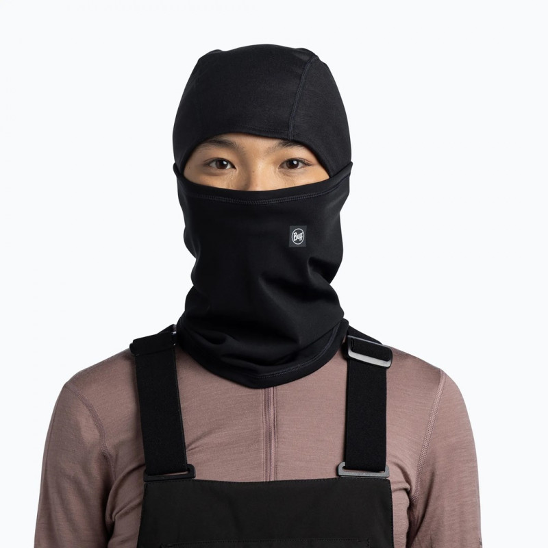 BUFF Tech Fleece Hinged Balaclava Schwarz