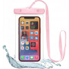 Tech-Protect Universal-Wasserschutzhülle UWC7 (THP1183PINK) für Geräte bis 6,9", Pink