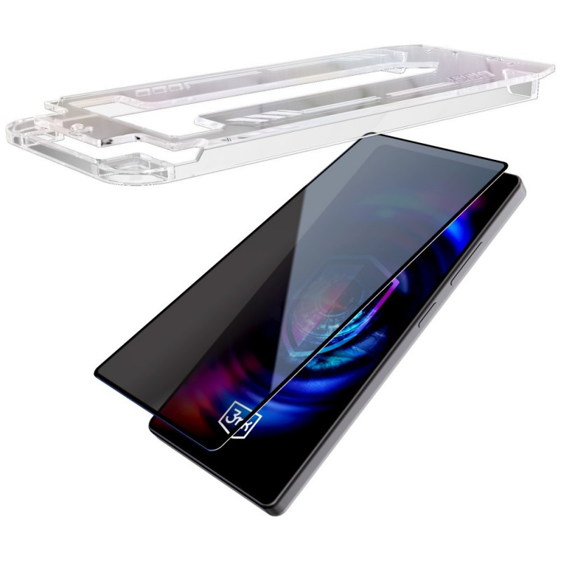 3MK HardGlass Max Privacy Sichtschutz-Panzerglas mit Applikator für Samsung Galaxy S26+, schwarz