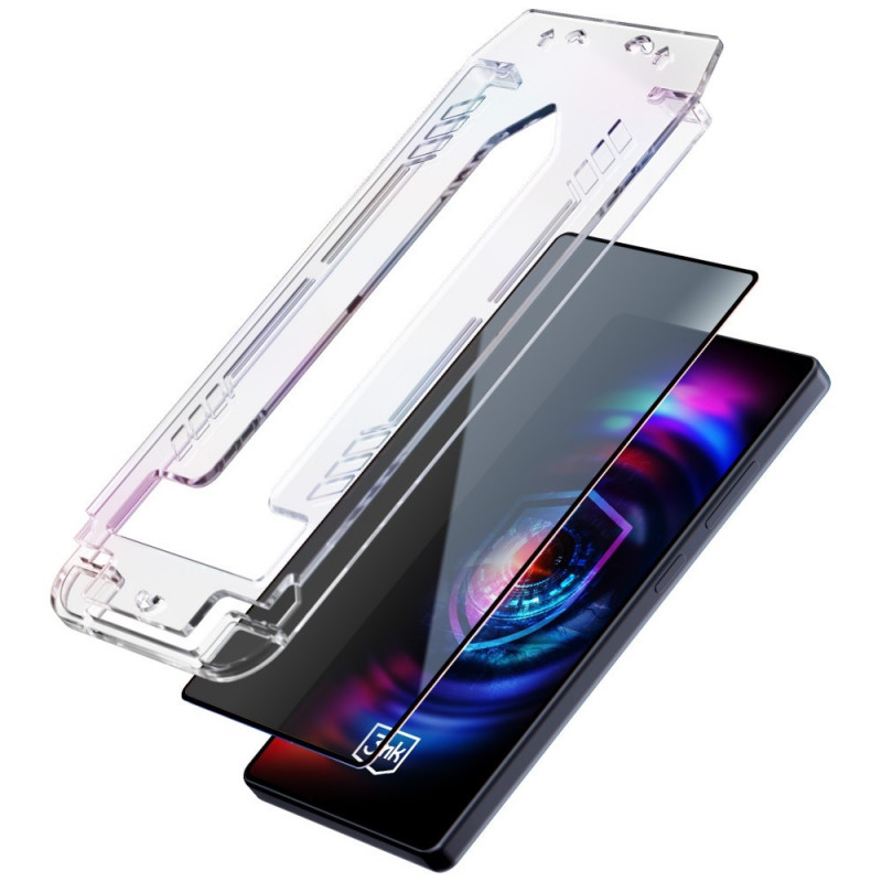 3MK HardGlass Max Privacy Sichtschutz-Panzerglas mit Applikator für Samsung Galaxy S26, schwarz