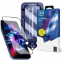 3MK HardGlass Max Panzerglas mit Applikator für Samsung Galaxy S24+ / S25+, schwarz