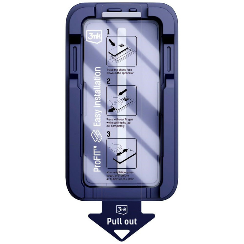 3MK HardGlass Max Panzerglas mit Applikator für Apple iPhone 16 Pro Max