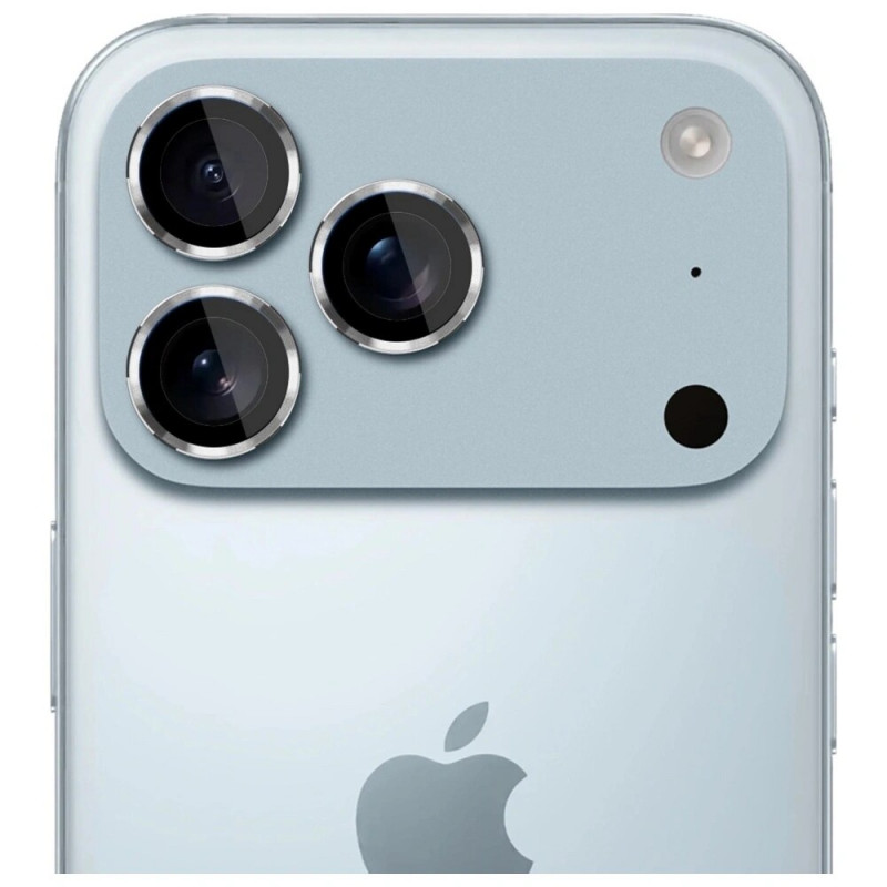 3MK Lens Protection Pro Kameraobjektivglas für Apple iPhone 17 Pro / 17 Pro Max, silber