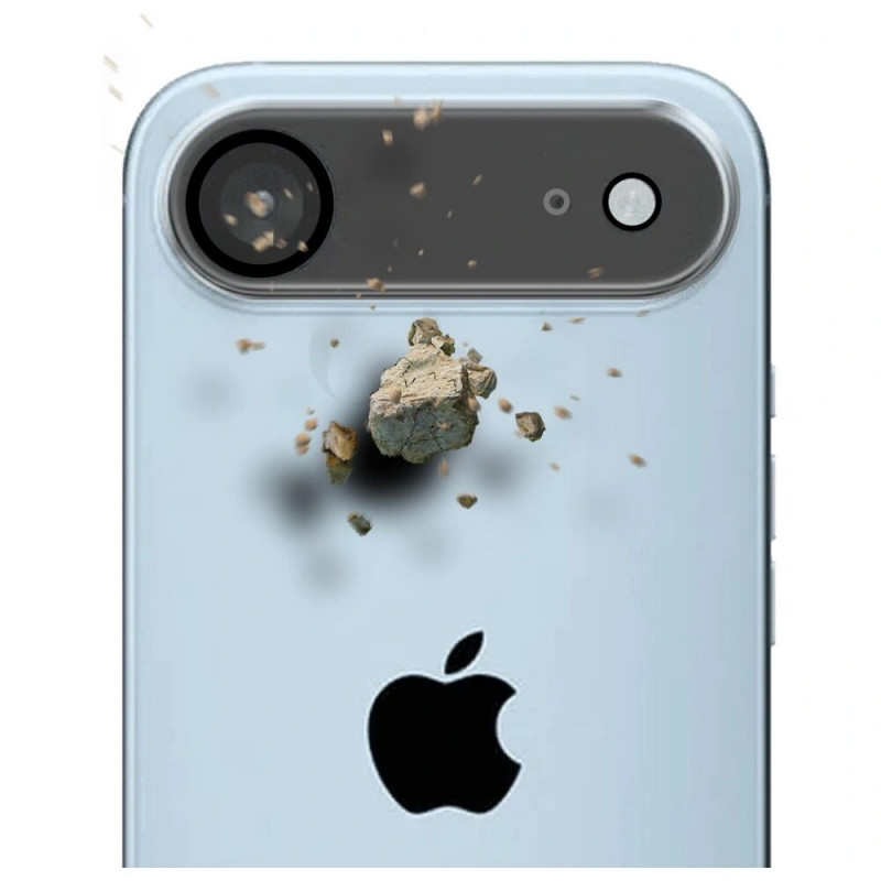 3MK Lens Pro Full Cover gehärtetes Kameraobjektivglas für Apple iPhone Air