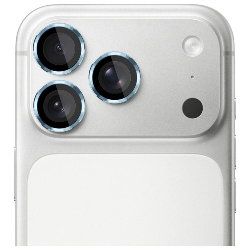 3MK Lens Protection Pro Kameraobjektiv Panzerglas für Apple iPhone 17 Pro / 17 Pro Max, Hellblau