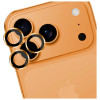 3MK Lens Protection Pro Kameraobjektiv Panzerglas für Apple iPhone 17 Pro / 17 Pro Max, Orange