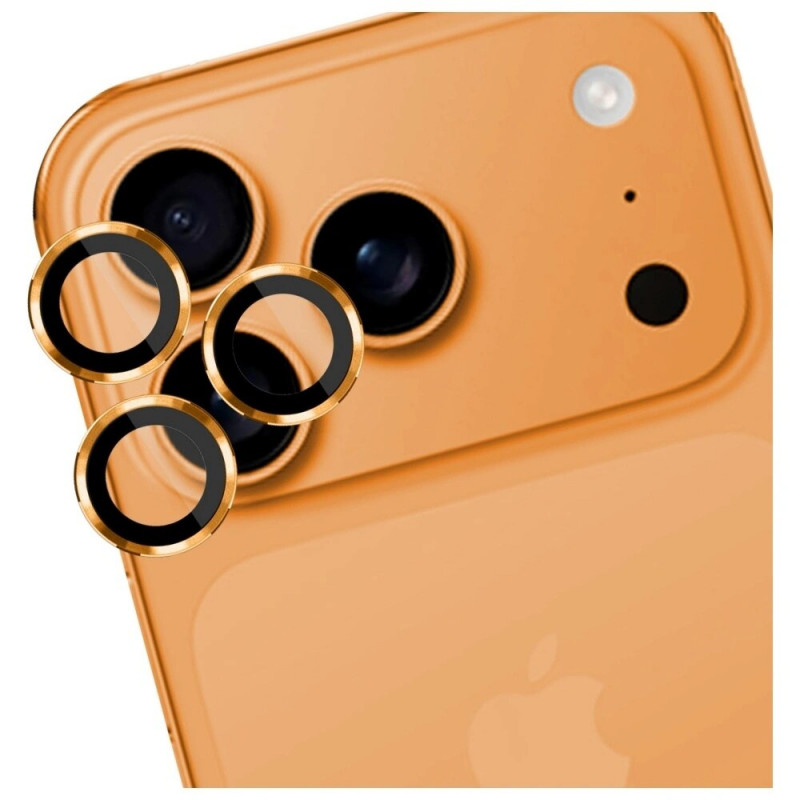 3MK Lens Protection Pro Kameraobjektiv Panzerglas für Apple iPhone 17 Pro / 17 Pro Max, Orange