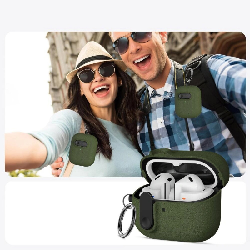 Tech-Protect Slim Hook Hülle Samsung Galaxy Buds 3 / 3 FE / 3 Pro, Olivgrün