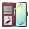 Tech-Protect Wallet Hülle Samsung Galaxy S26 FE Bordeauxrot