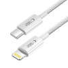 Tech-Protect Ultraboost Lite USB-C / Lightning Kabel PD27W/3A 200 cm, Cool Grey