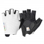 Rockbros TLS004 ROAD TO SKY kurze stoßdämpfende Fahrradhandschuhe M, Weiß